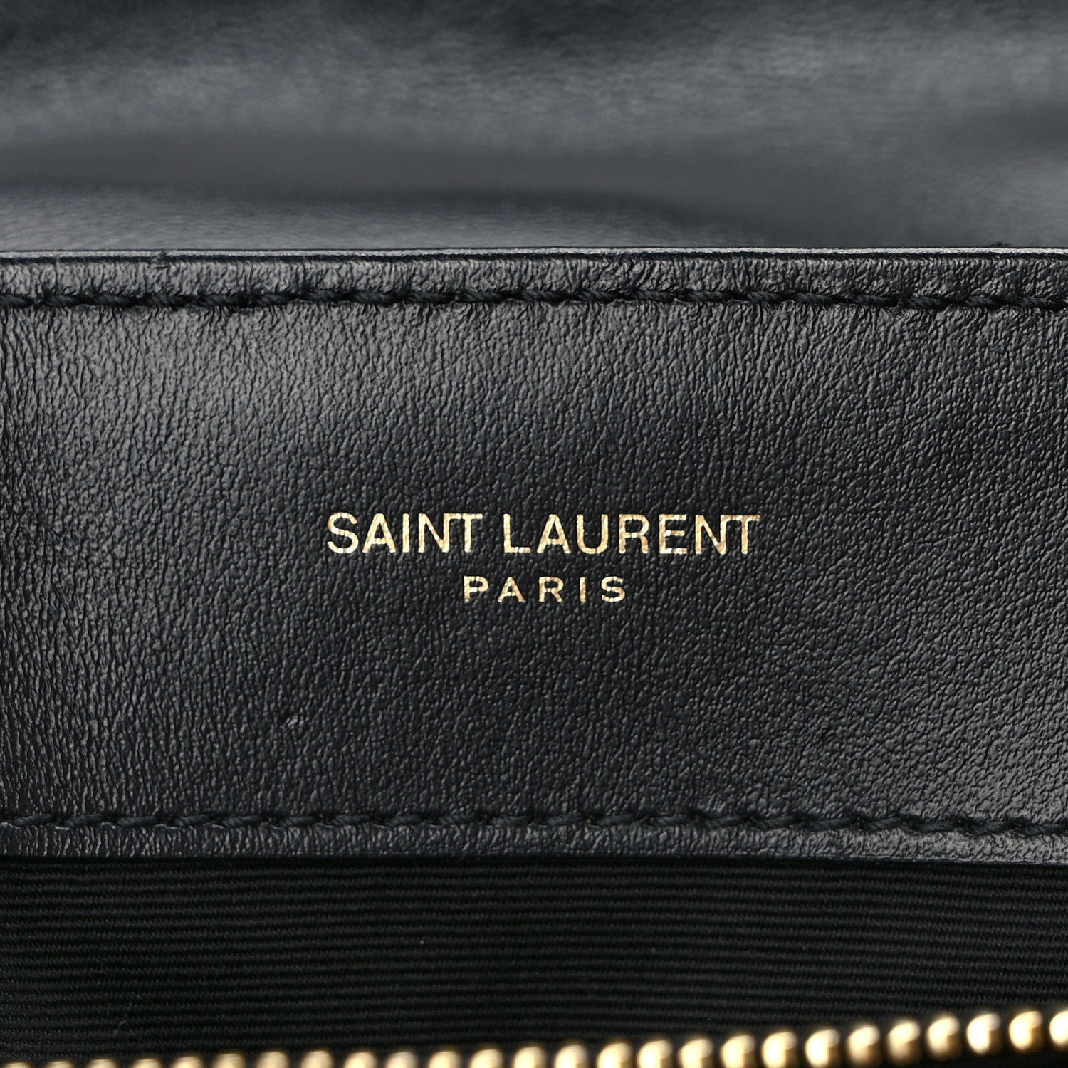 Saint Laurent Calfskin Y Quilted Monogram Small Loulou Chain Satchel Black 7 of 10