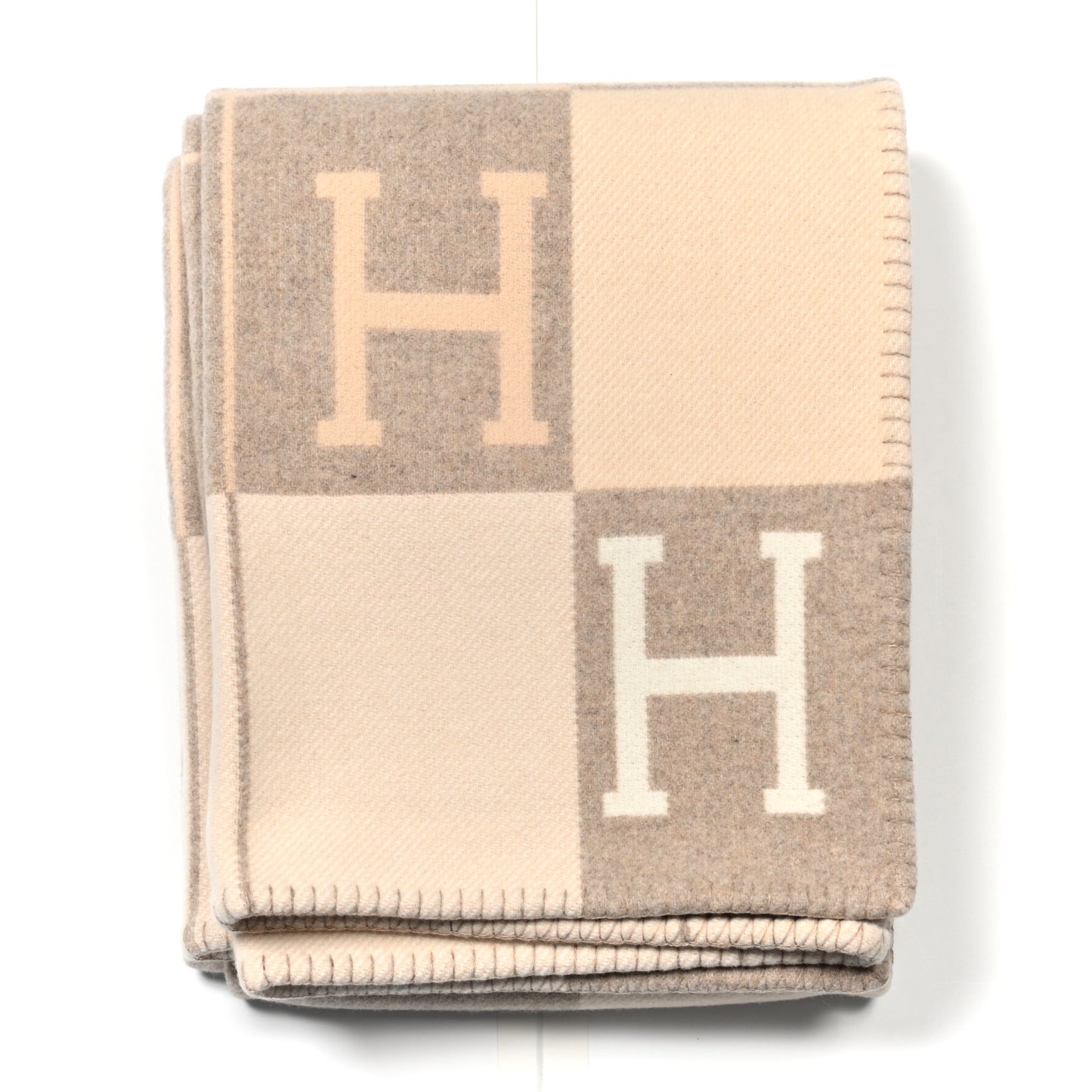 Wool Cashmere Avalon III Blanket Coco Camomille