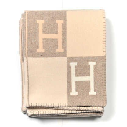 Hermes Wool Cashmere Avalon III Blanket Coco Camomille 1 of 3