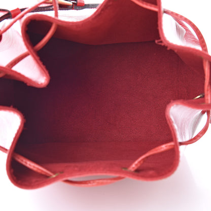 Louis Vuitton Epi Petit Noe Castillan Red 5 of 20