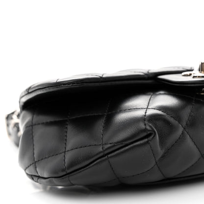 Chanel Calfskin Quilted CC Uniform Flap Belt Bag Black 10 of 11