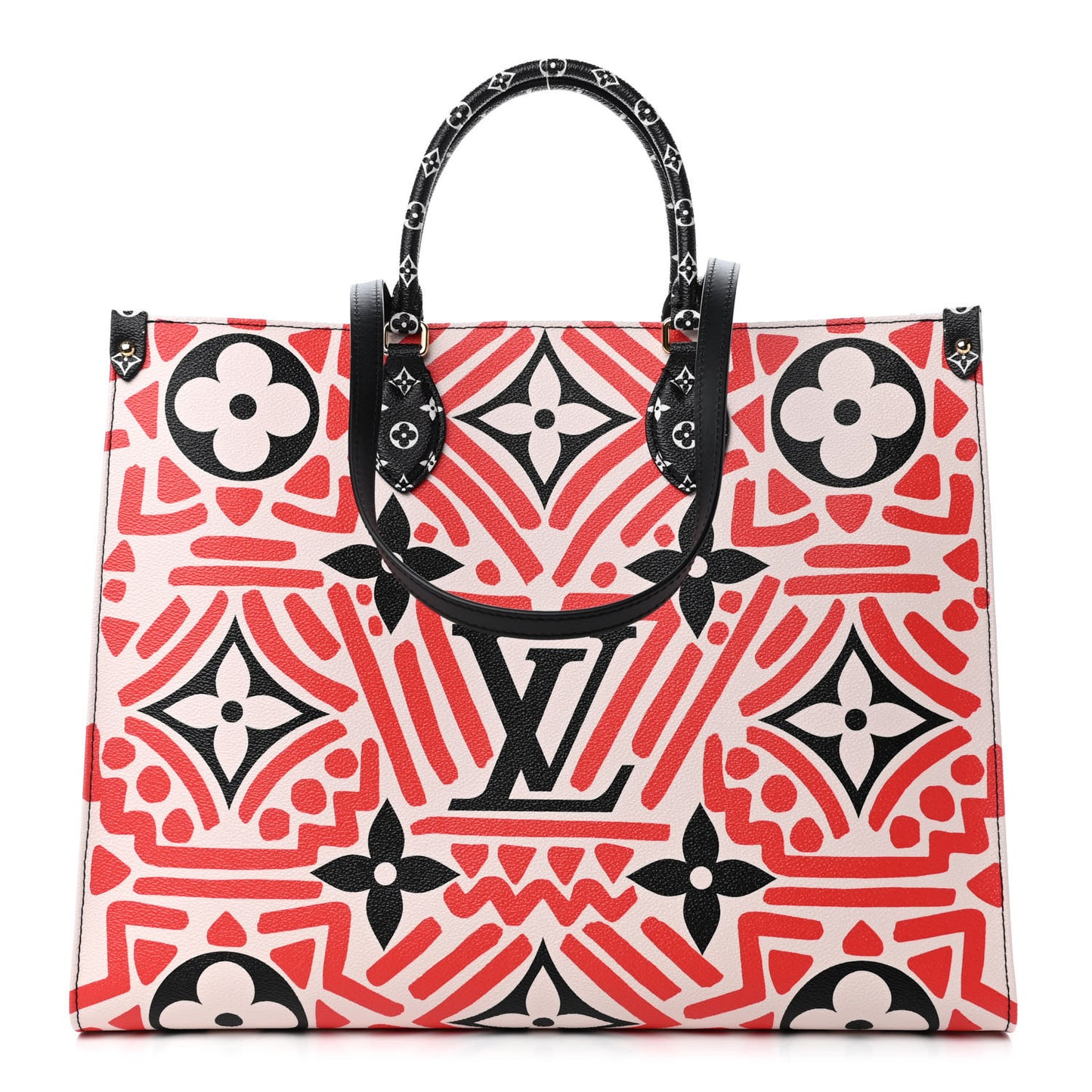 Monogram Giant Crafty Onthego GM Creme Rouge Black