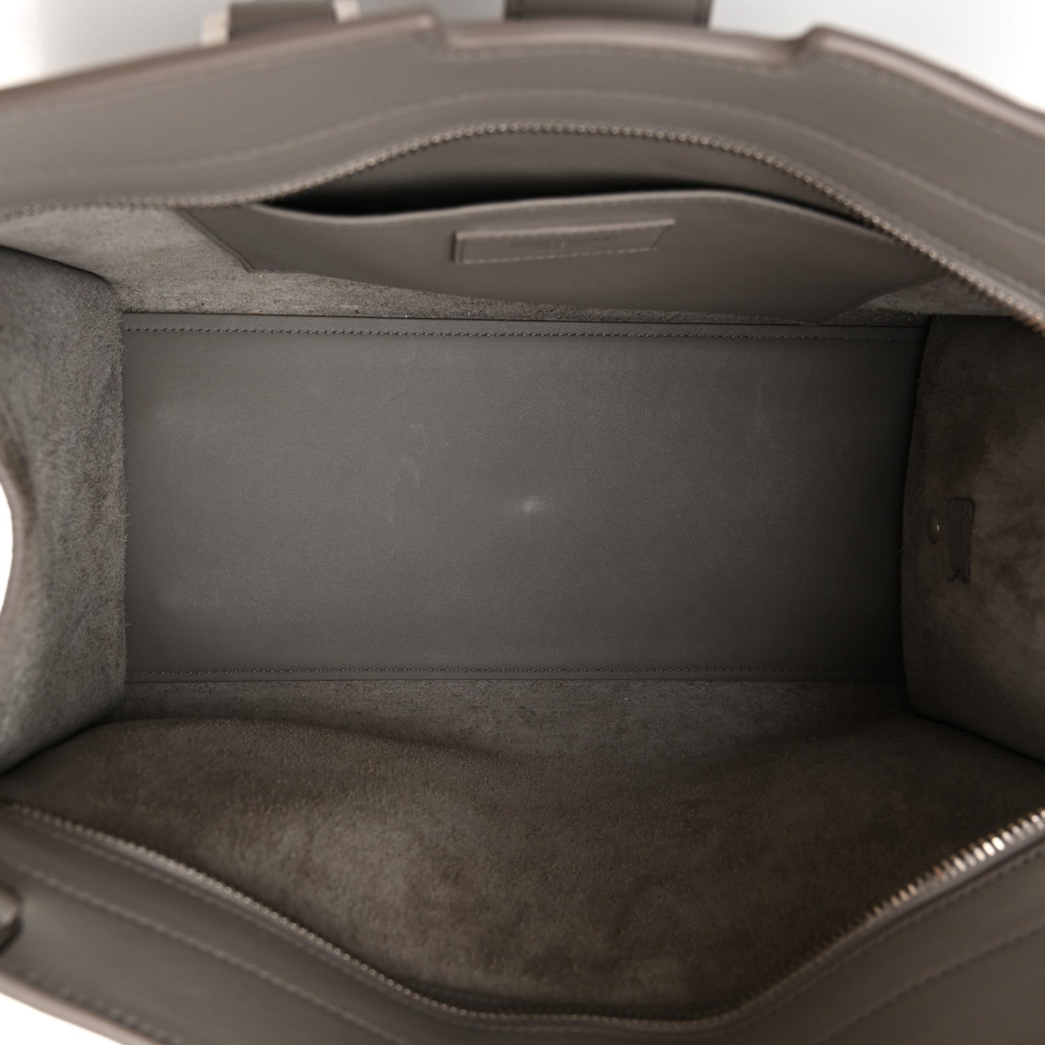 Saint Laurent Calfskin Small Monogram Cabas Grey 5 of 12