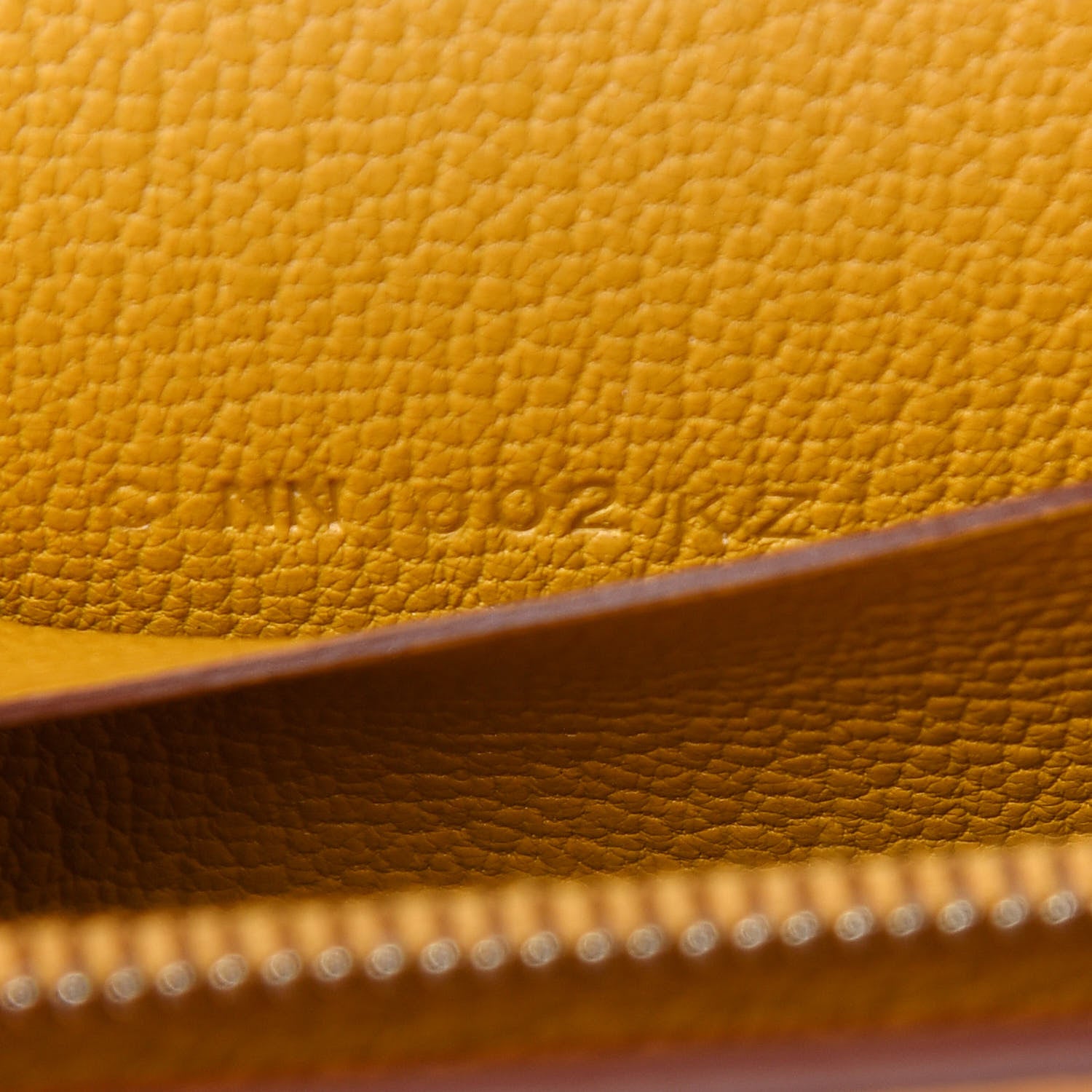 Hermes Chevre Mysore Mini Cinhetic Wallet Jaune Ambre 7 of 9