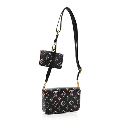 Louis Vuitton Monogram Fall For You Felicie Strap & Go Black 3 of 9