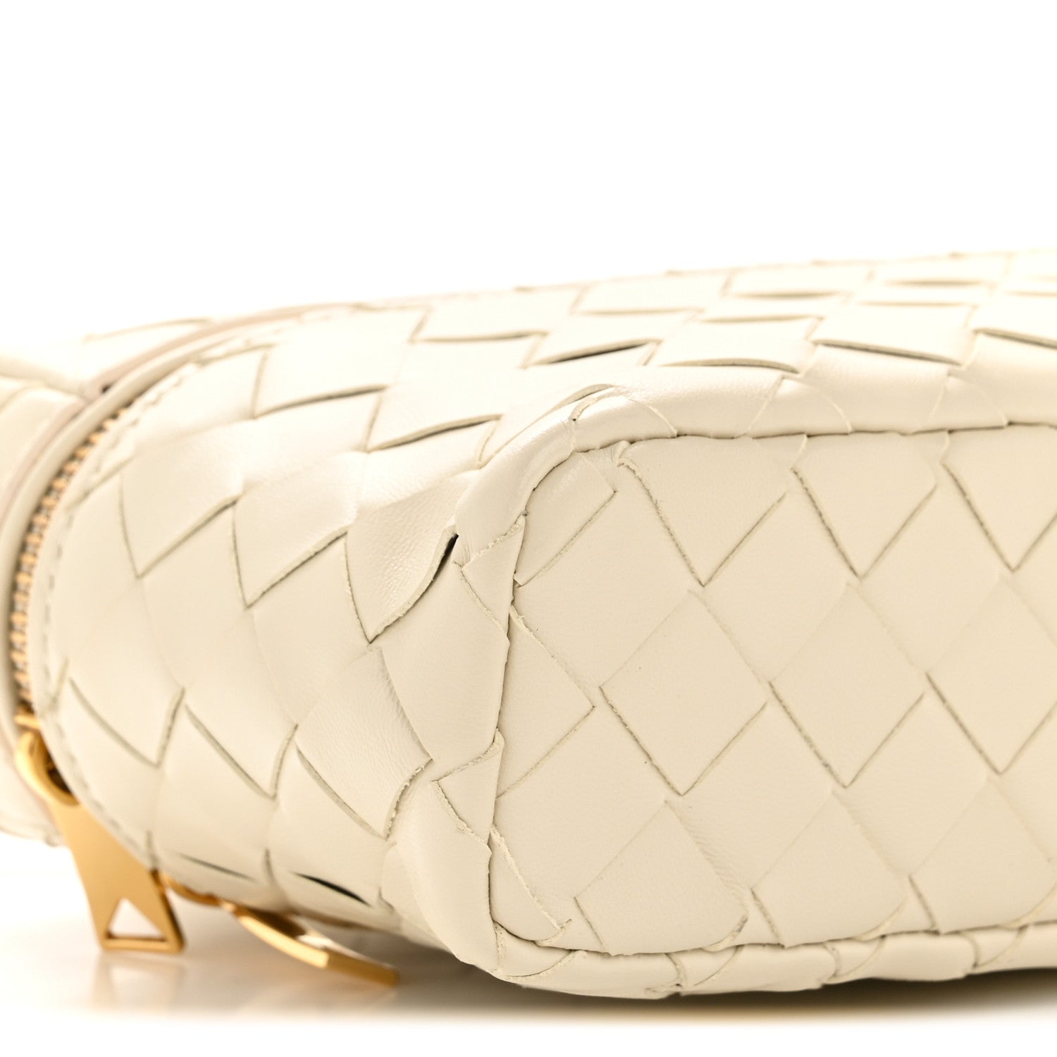 Bottega Veneta Calfskin Intrecciato Bang Bang Vanity Case Sea Salt 9 of 15