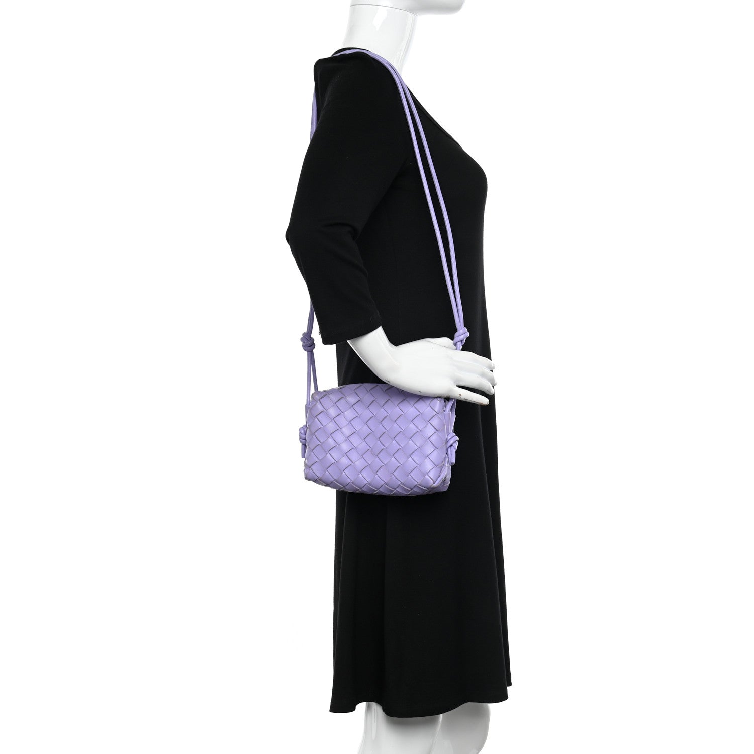 Bottega Veneta Nappa Intrecciato Mini Loop Camera Bag Wisteria 2 of 9