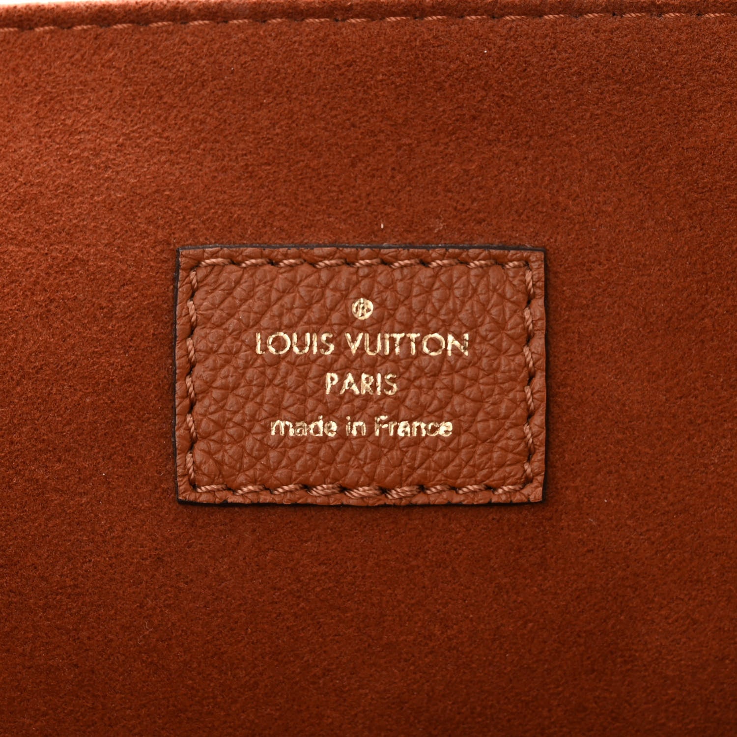 Louis Vuitton Grained Calfskin Lockme Shopper Chataigne 7 of 13