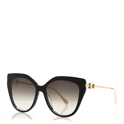 Fendi Acetate Cat Eye Sunglasses FE40011U Black 1 of 9