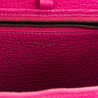 3.1 Phillip Lim 3.1 Textured Calfskin Mini Pashli Satchel Bright Fuchsia 6 of 7