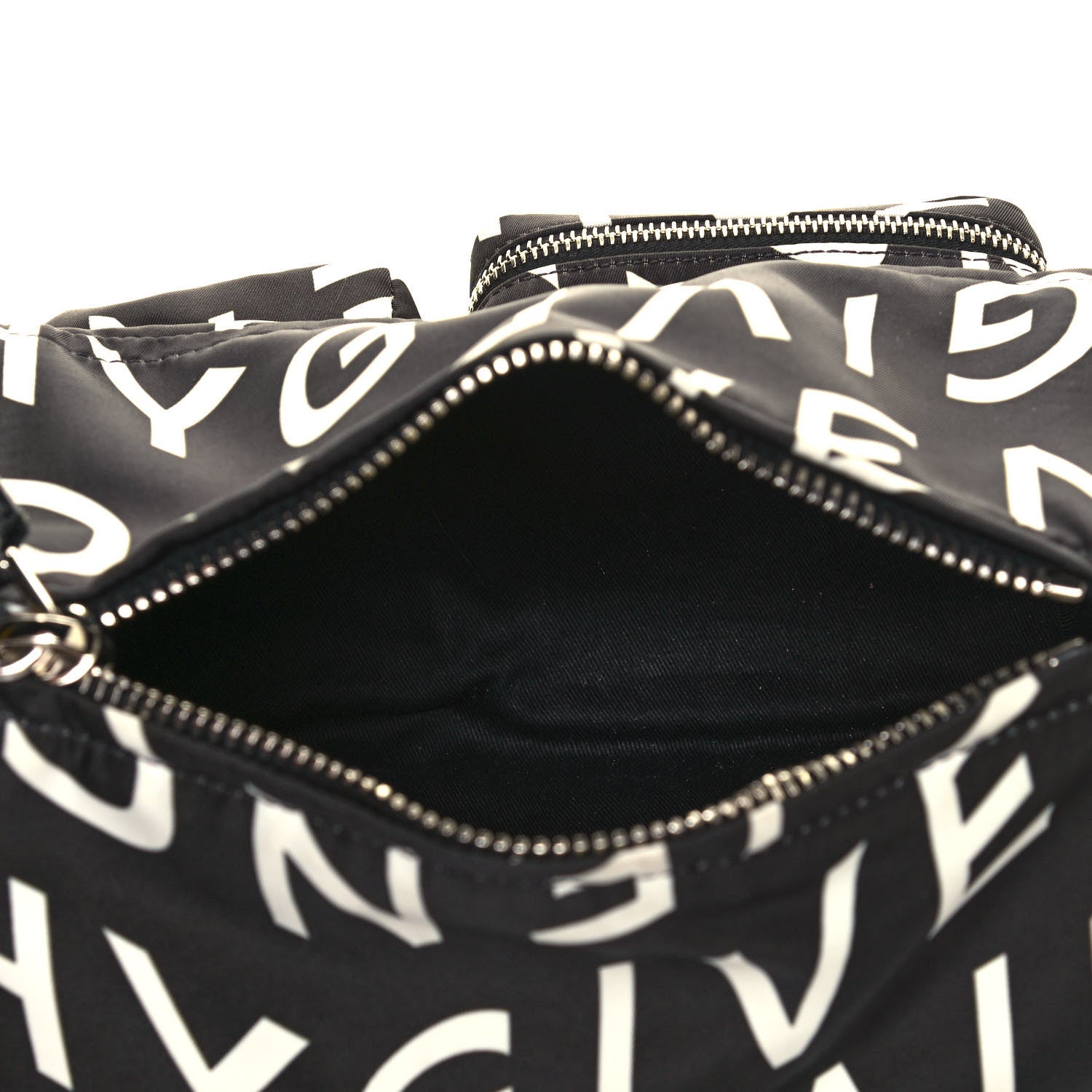 Givenchy Nylon Allover Logo Belt Bag Black 4 of 10