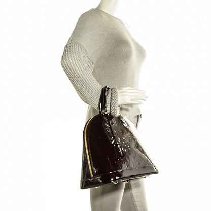 Louis Vuitton Vernis Alma MM Amarante 2 of 8