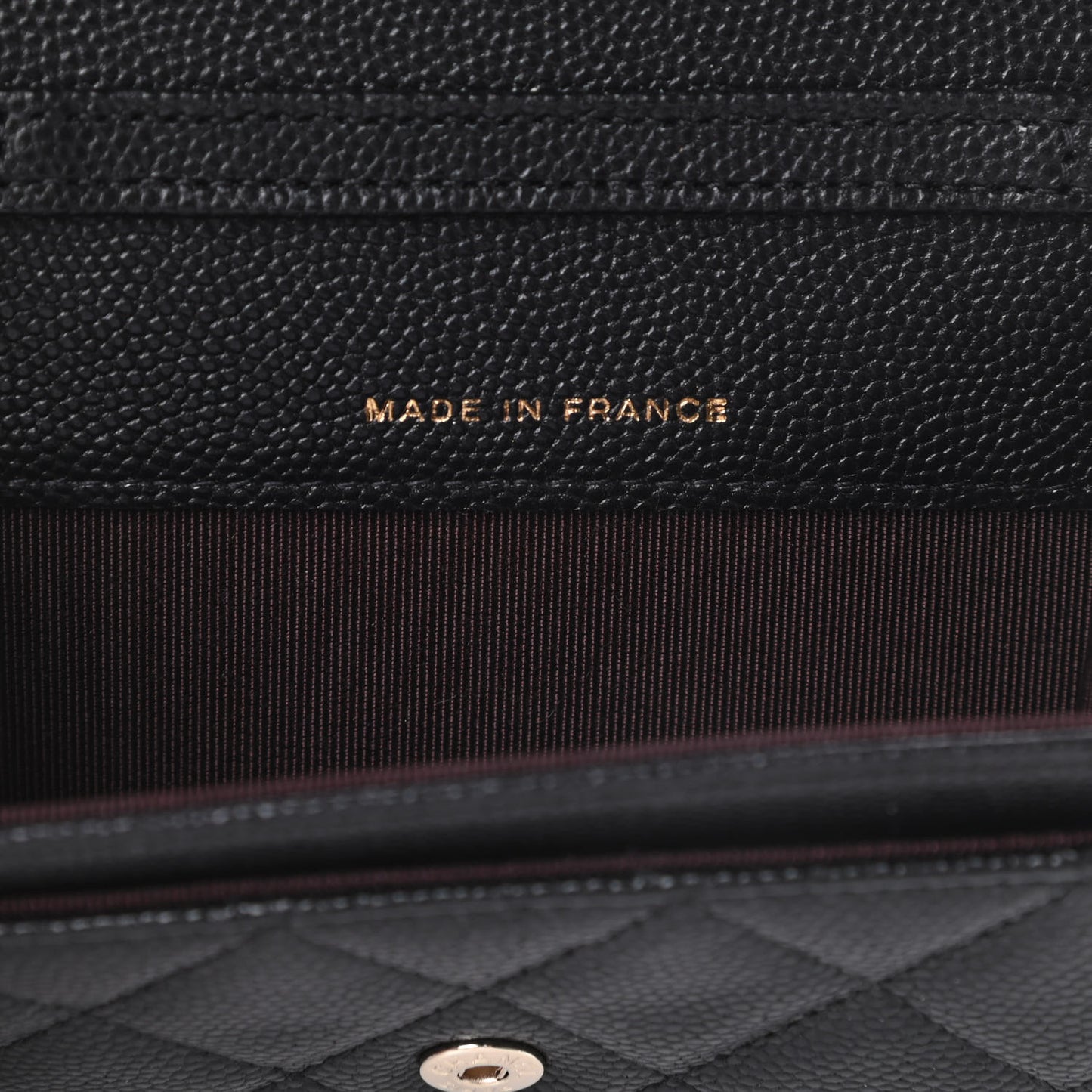 Caviar Quilted Belt Bag Black