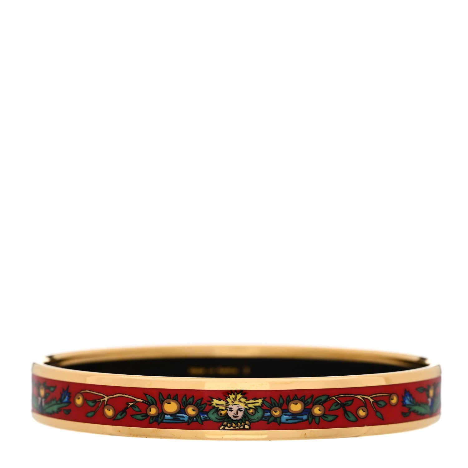 Hermes Enamel Printed Narrow Bracelet 3 of 6