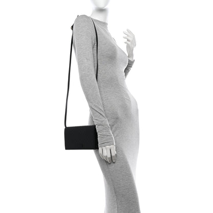 Gucci Microguccissima Crossbody Wallet Black 2 of 14