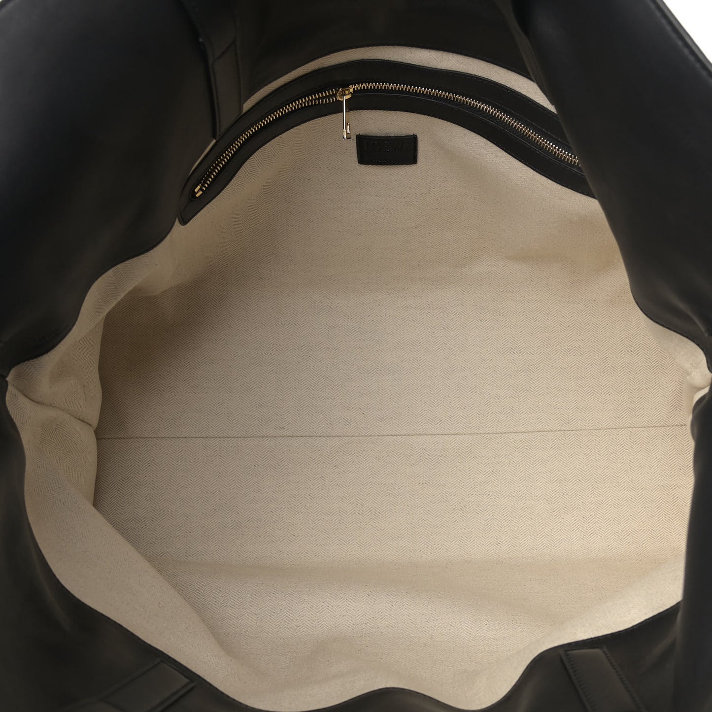 Calfskin Flamenco Knot XL Shoulder Bag Black