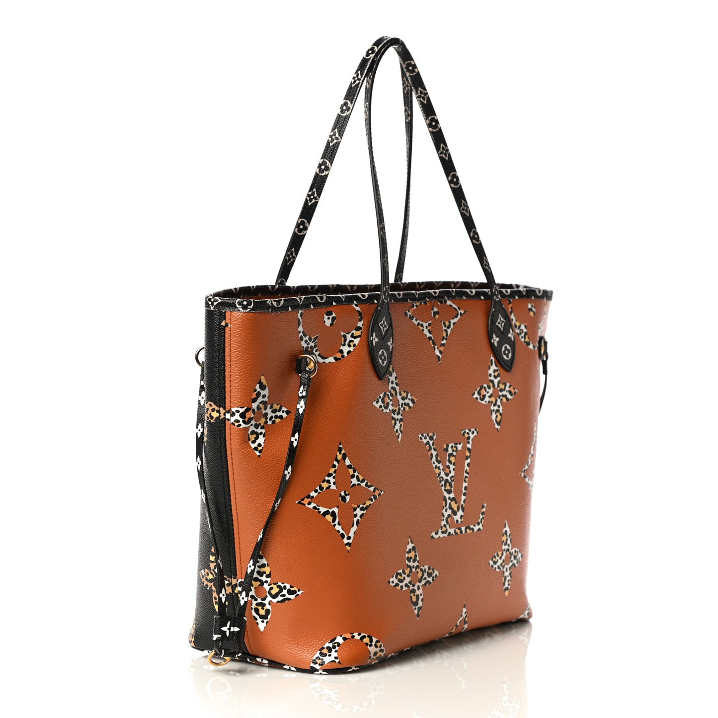 Monogram Giant Jungle Neverfull MM Black