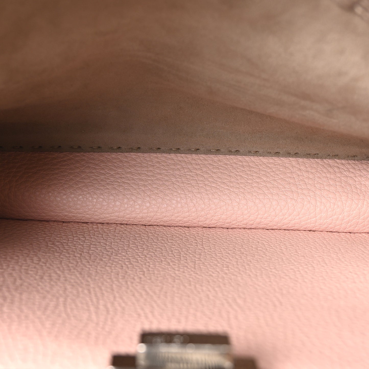 Cuoio Romano Selleria Chamois Medium Peekaboo I SEE U Satchel Corda Camelia Cipria