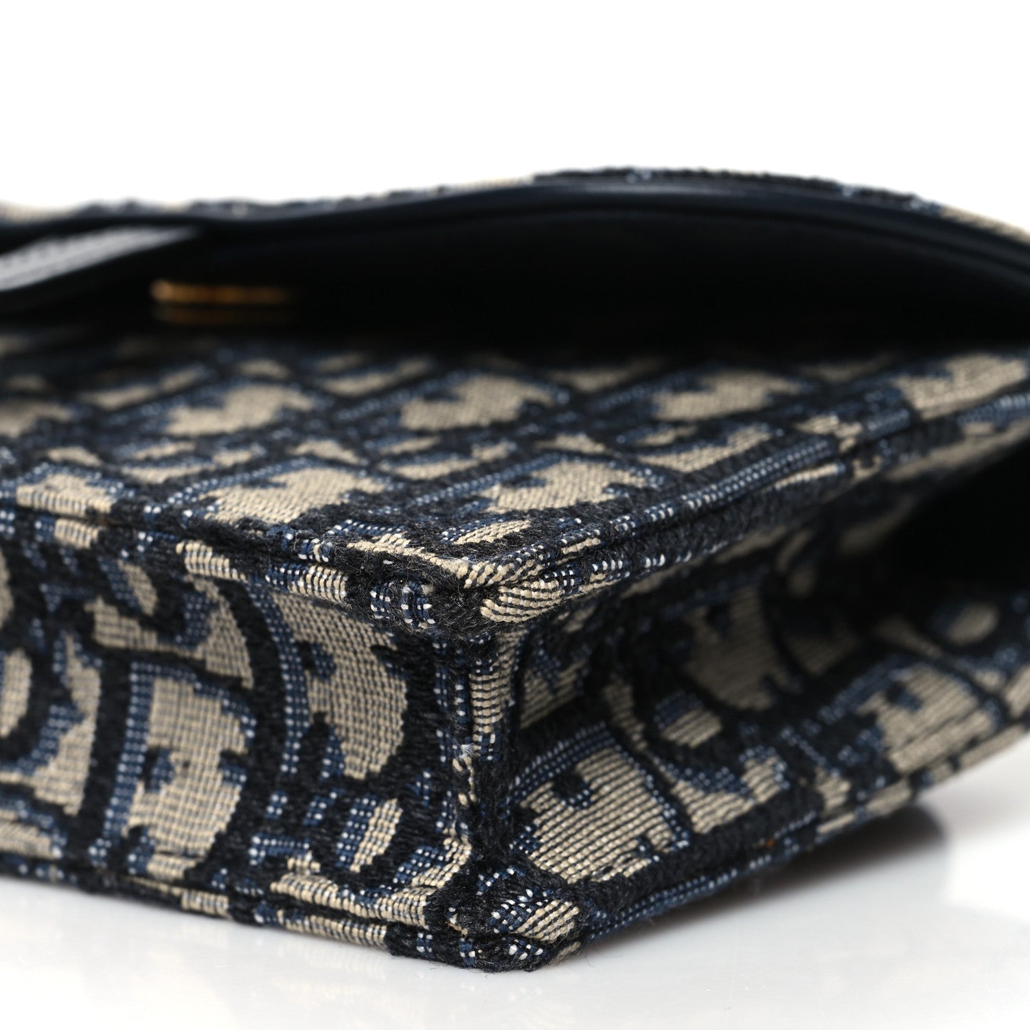 Christian Dior Oblique Saddle Belt Bag Blue 10 of 10