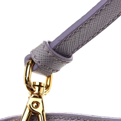 Prada Saffiano Lux Medium Tote Glicine 13 of 14
