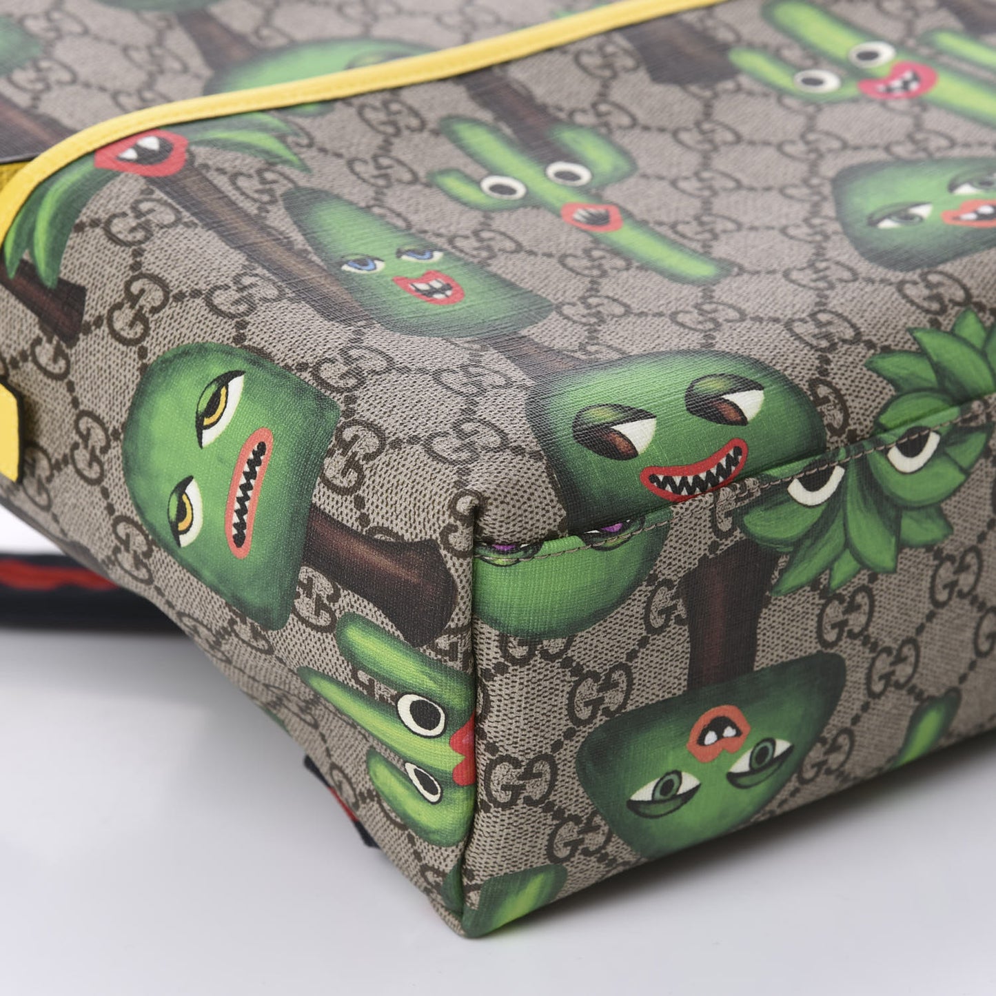 GG Supreme Monogram Smiling Plants Childrens Backpack