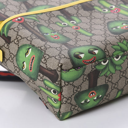 Gucci GG Supreme Monogram Smiling Plants Childrens Backpack 5 of 9