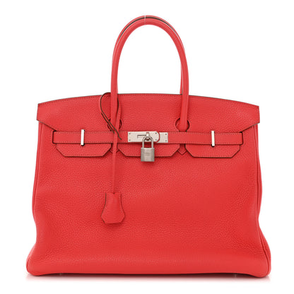 Hermes Taurillon Clemence BIRKIN 35 Rose Jaipur 1 of 14