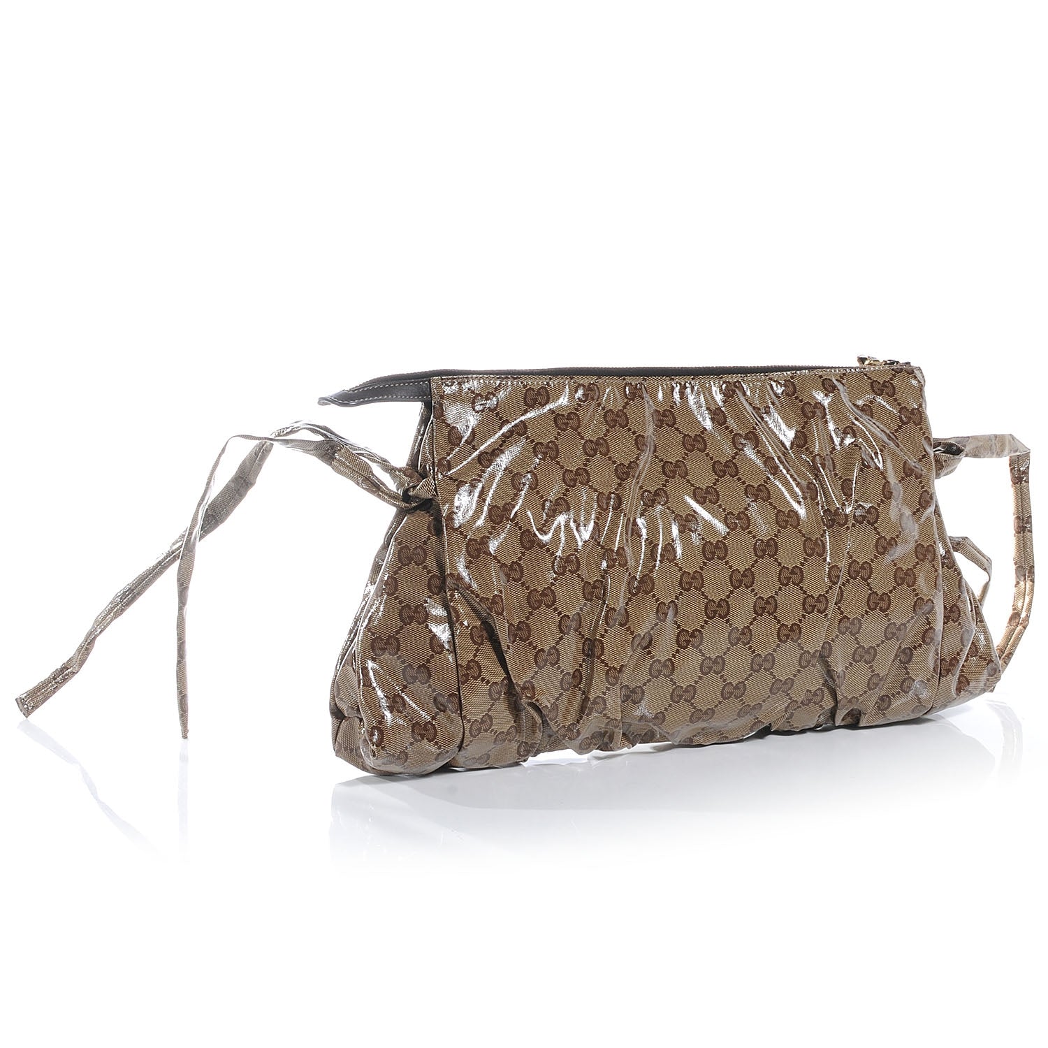 Gucci Crystal Monogram Large Hysteria Clutch 3 of 7