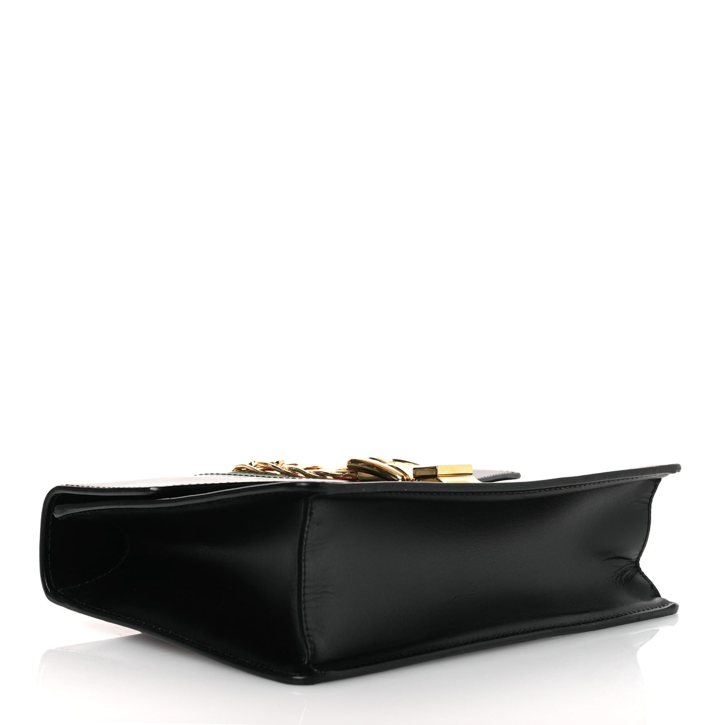 Calfskin Small Sylvie Shoulder Bag Black
