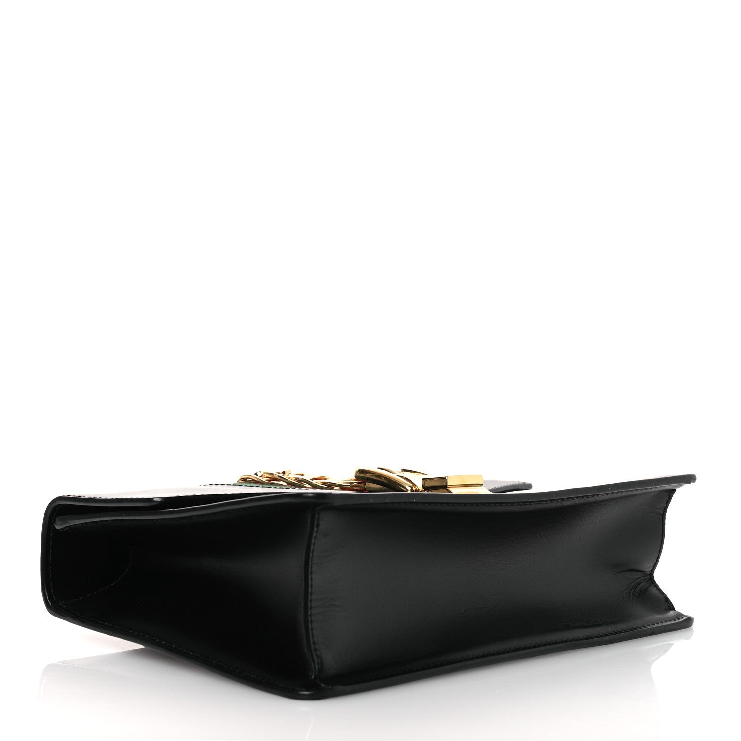 Gucci Calfskin Small Sylvie Shoulder Bag Black 4 of 11