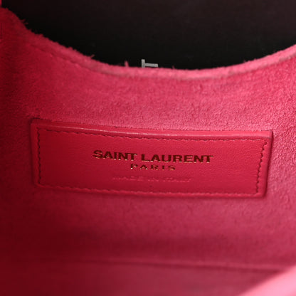 Saint Laurent Calfskin Nano Sac De Jour Lipstick Fuchsia 6 of 9