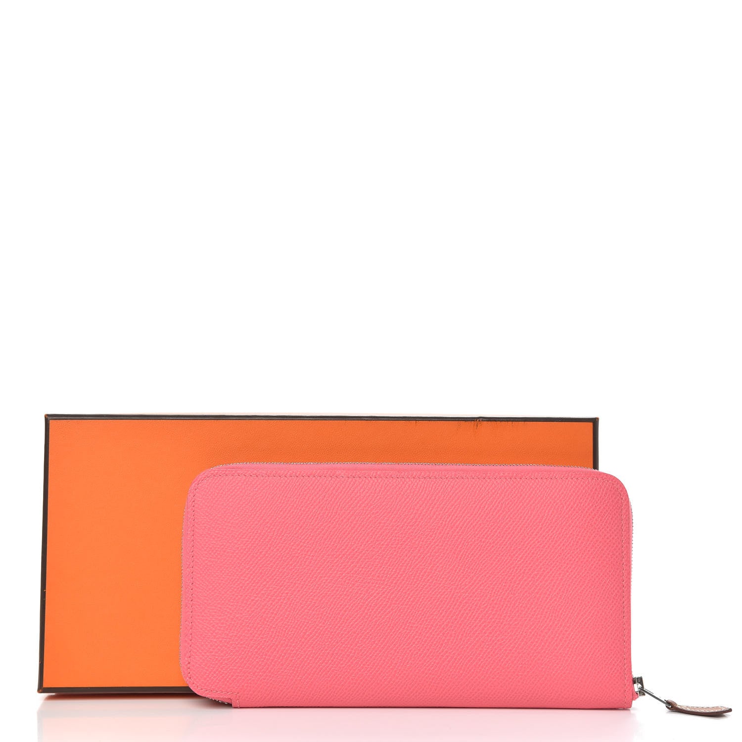 Hermes Epsom Silk'In Wallet Rose Azalee 8 of 8