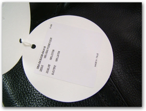Leather EDITH N/S Black