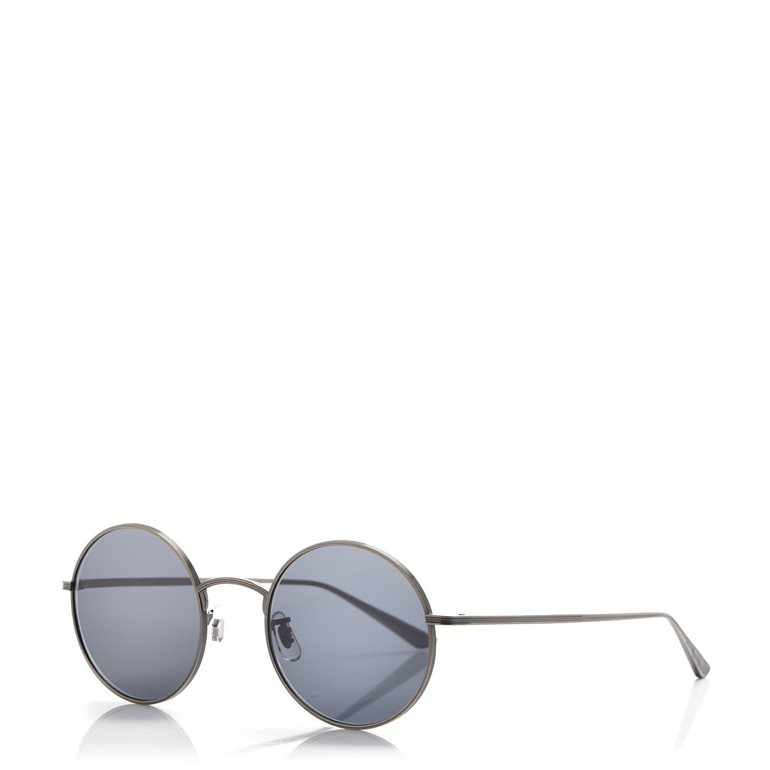 Oliver Peoples The Row After Midnight Round Sunglasses Pewter Black 1 of 9