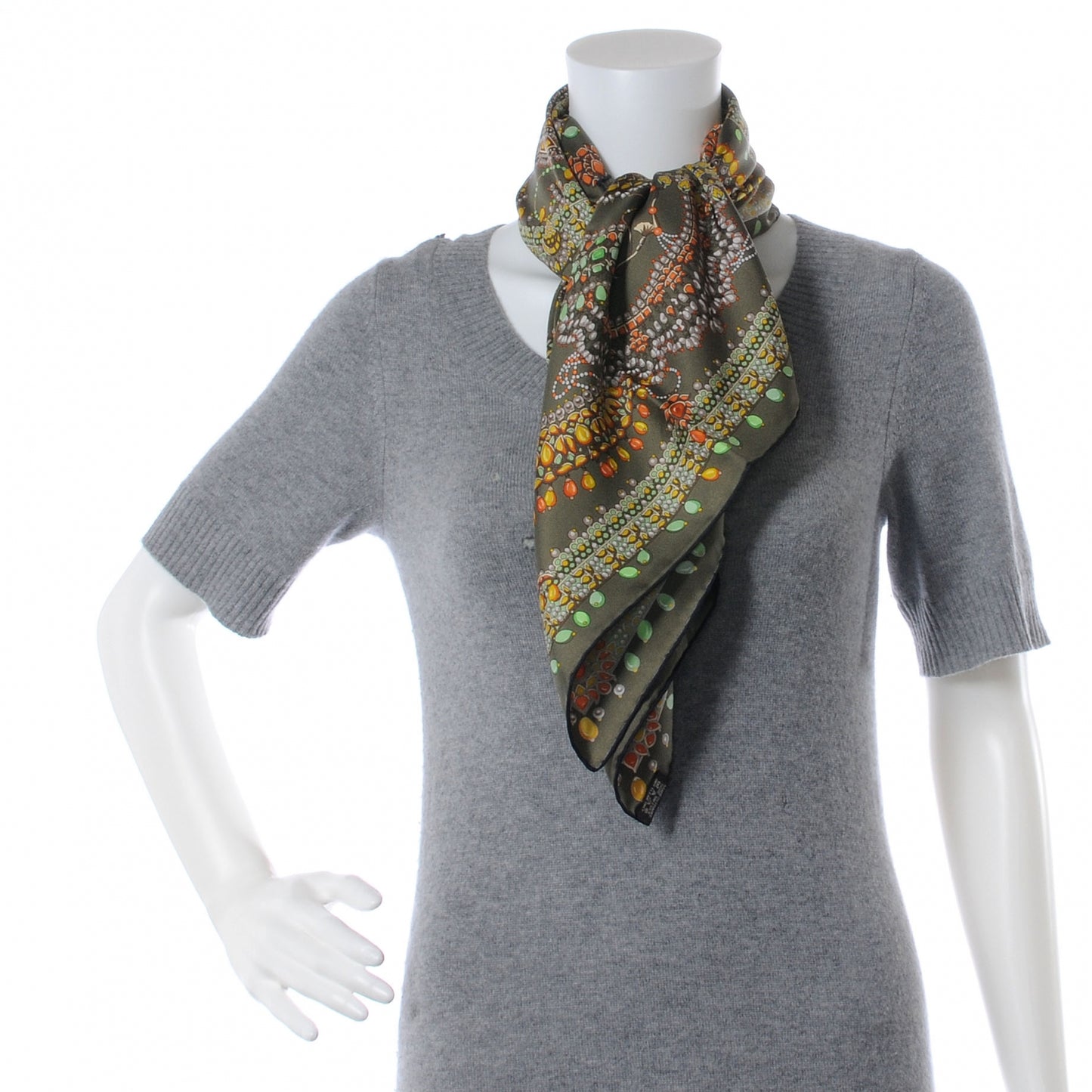 Silk Parures Des Maharajas Scarf 90