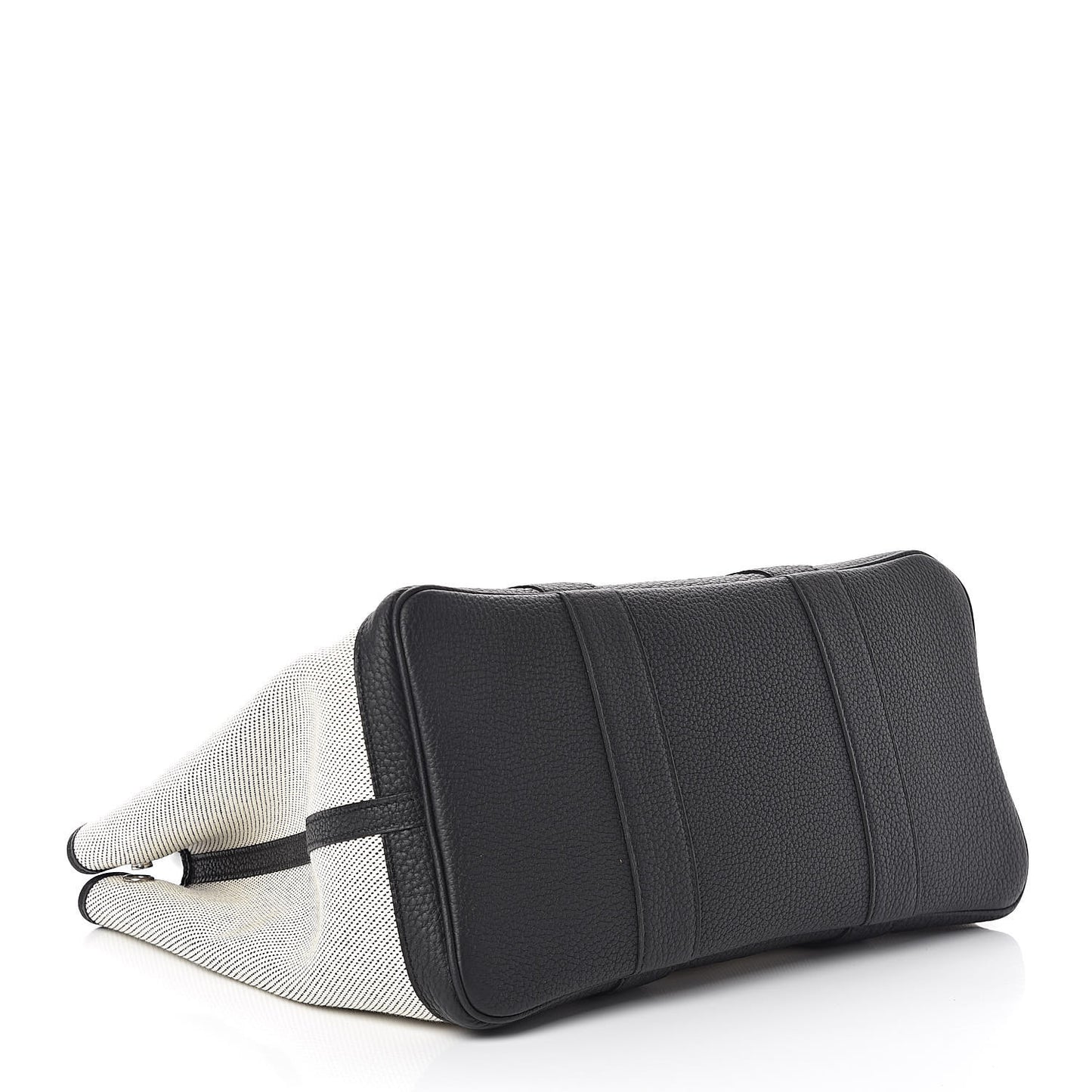 Twill H Negonda Garden Party 36 MM Tote Ecru Black
