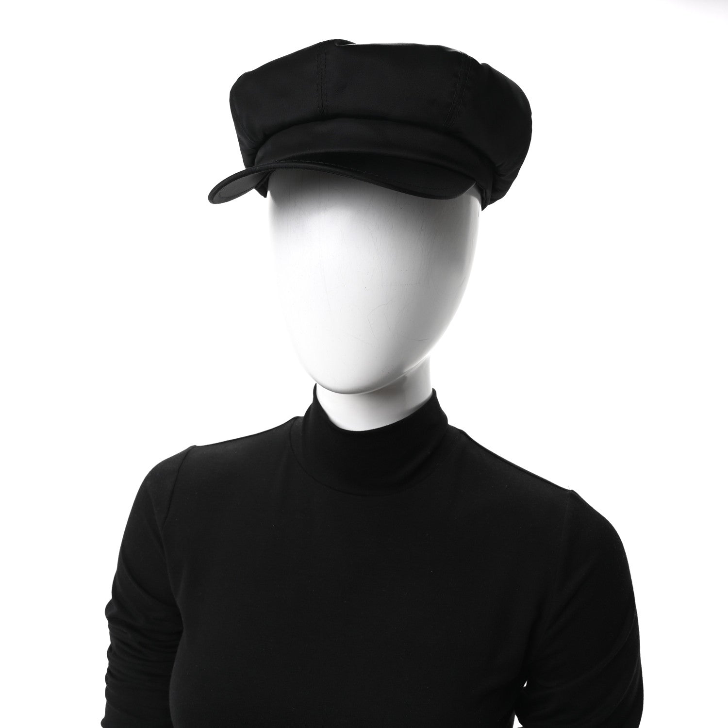 Prada Re-Nylon Newsboy Hat L Black 9 of 10