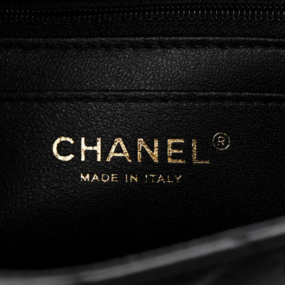 Chanel Lambskin Quilted Mini Rectangular Flap Black 6 of 9