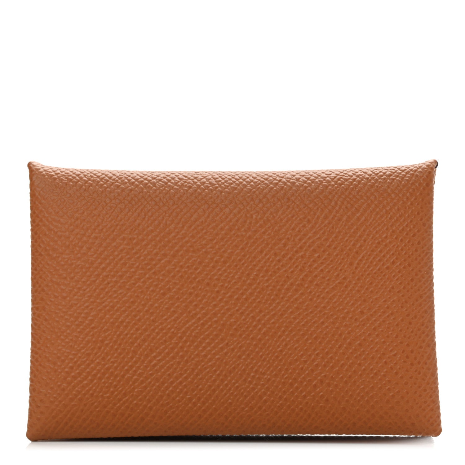 Hermes Epsom Calvi Card Case Gold 1 of 8