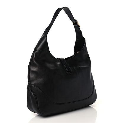 Gucci Calfskin Medium New Jackie Shoulder Bag Black 2 of 11