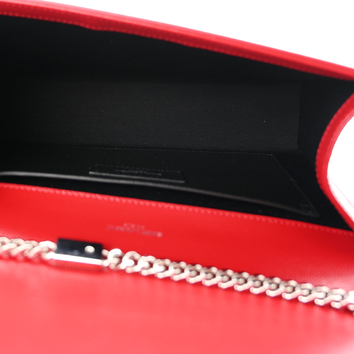Grain De Poudre Medium Classic Monogram Kate Tassel Satchel Rouge Eros