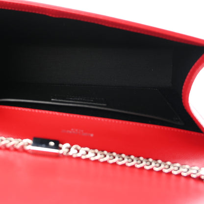 Saint Laurent Grain De Poudre Medium Classic Monogram Kate Tassel Satchel Rouge Eros 4 of 9