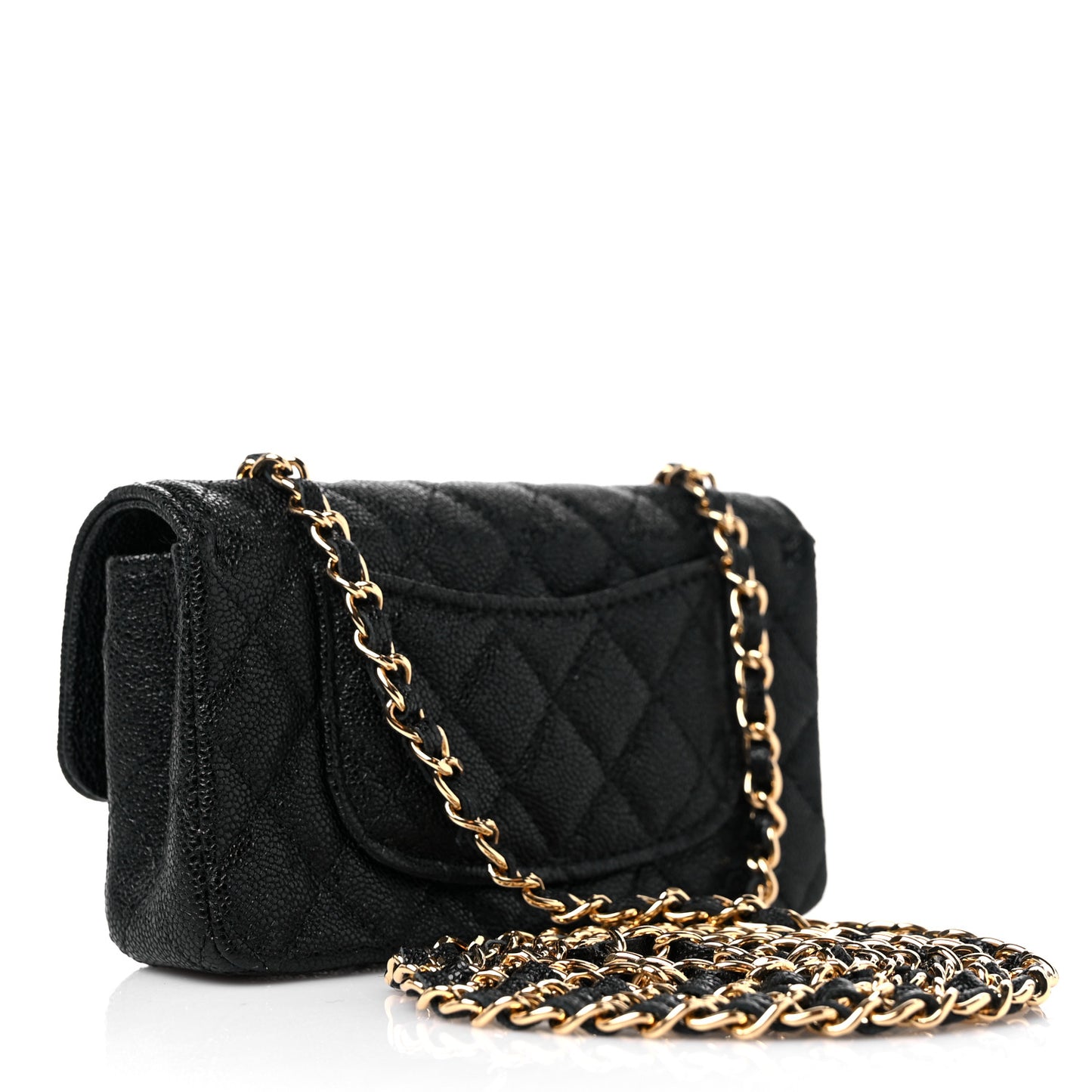 Lambskin Calfskin Tweed Success Story Set of 4 Minis Bags Black