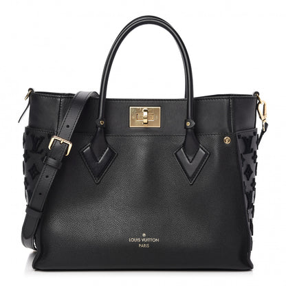 Louis Vuitton Calfskin Monogram Tufting On My Side Black 1 of 9