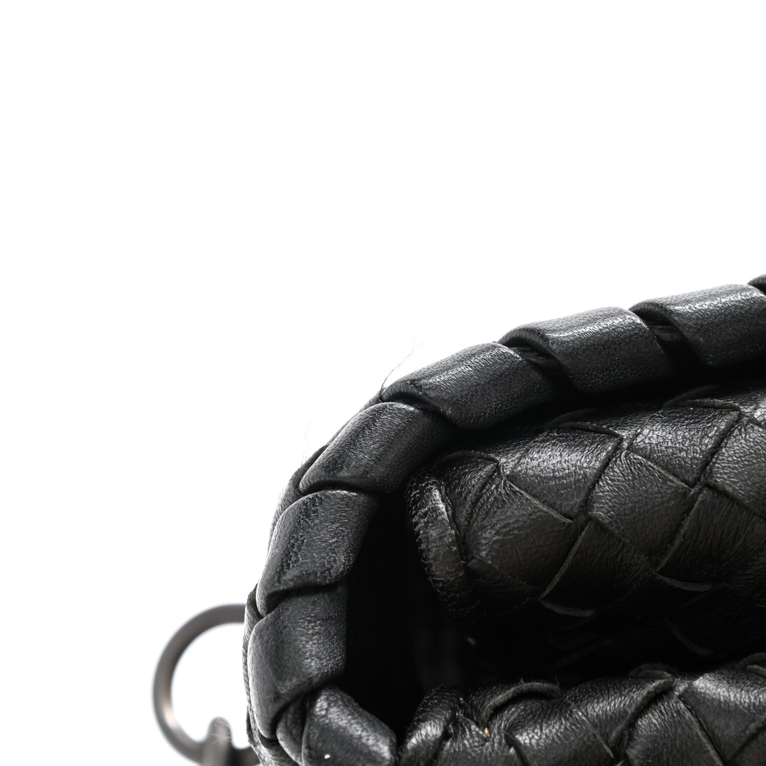 Bottega Veneta Nappa Intrecciato Olimpia Shoulder Bag Nero Black 8 of 9