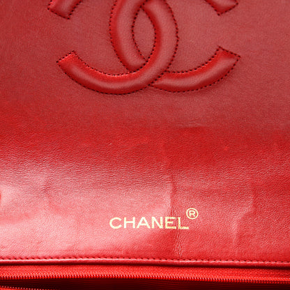 Chanel Lambskin Quilted Small Single Flap Red 8 of 19