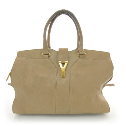 Saint Laurent Leather Large Cabas Chyc Beige 1 of 10