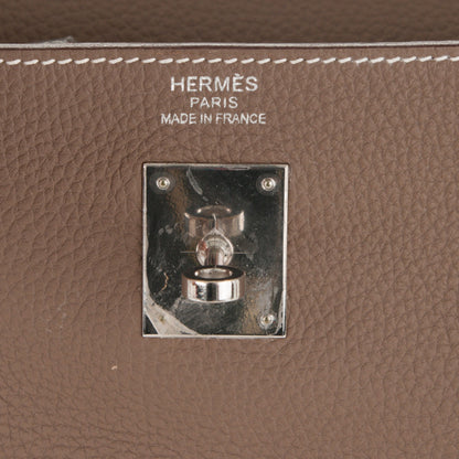 Hermes Togo Kelly Retourne 35 Etoupe 10 of 25