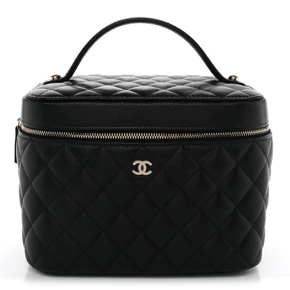 Chanel Caviar Quilted Large Vanity Pouch Black 1 of 8