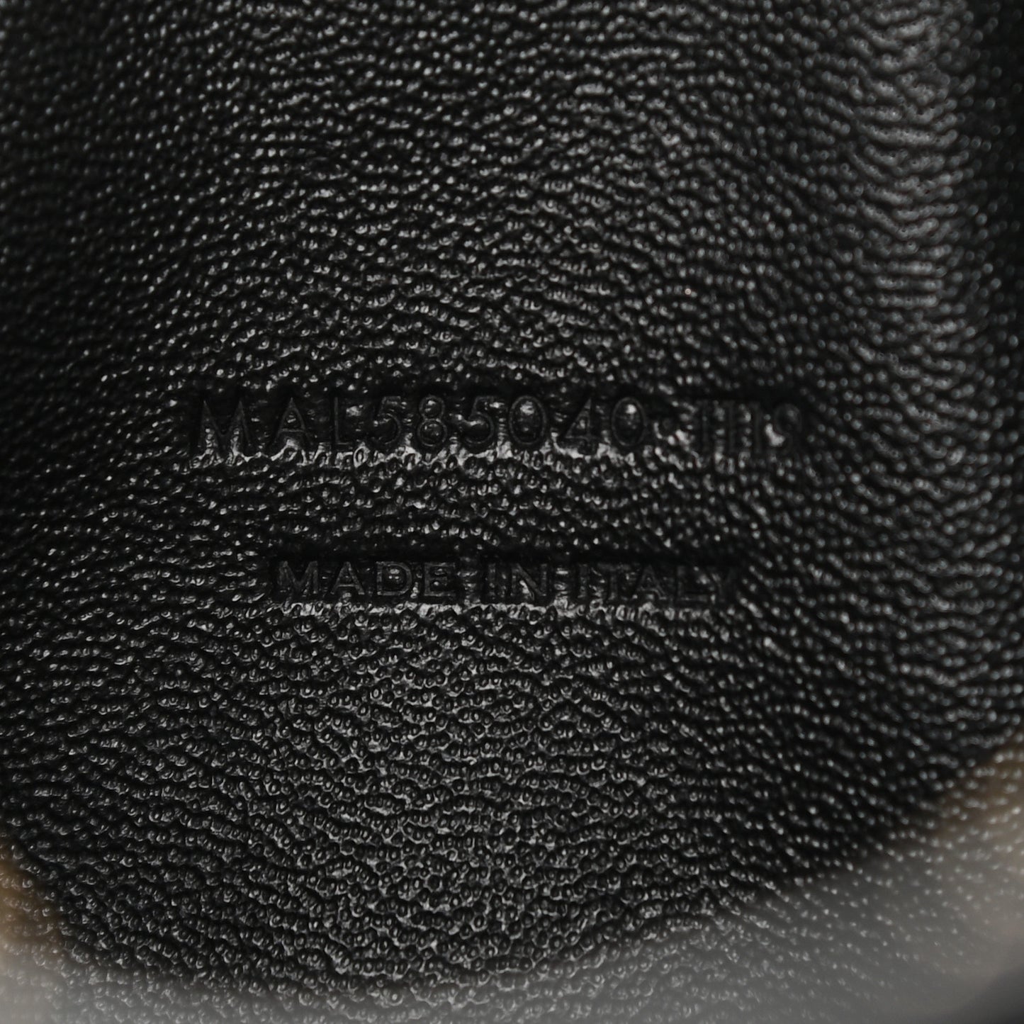 Grain De Poudre Matelasse Monogram Mini Lou Camera Bag Black